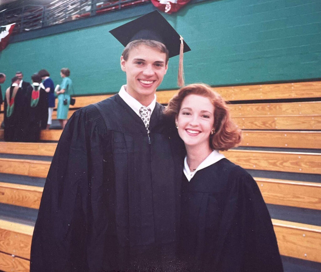 Paul and Nancy Parker Tice at graduation.